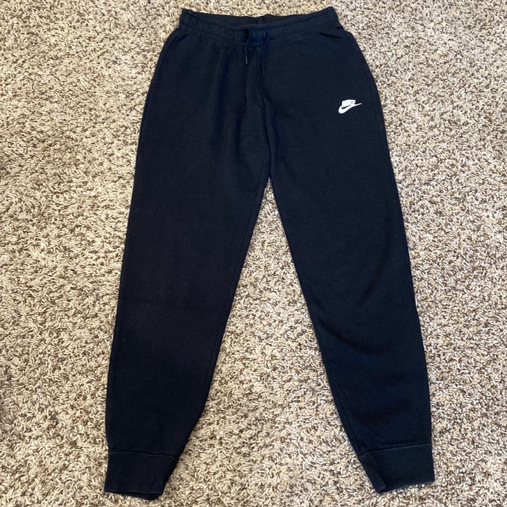 Nike black joggers with drawstring waist size small